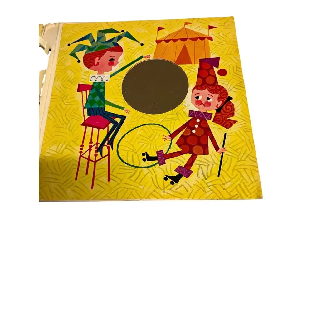 The LOOK LOOK BOOK, Vintage, 50s-60s(?) Board Book Children's Interactive Golden